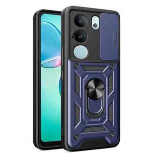 For vivo S17 Pro 5G/V29 5G Sliding Camera Cover Design TPU+PC Phone Case(Blue)