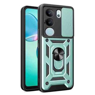 For vivo S17 Pro 5G/V29 5G Sliding Camera Cover Design TPU+PC Phone Case(Green)