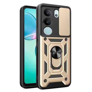 For vivo S17 Pro 5G/V29 5G Sliding Camera Cover Design TPU+PC Phone Case(Gold)
