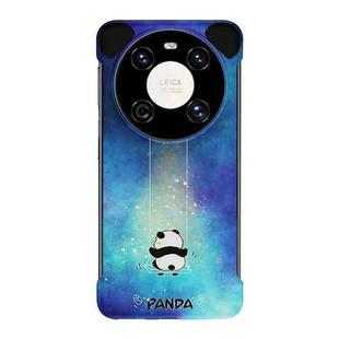For Huawei Mate 40/Mate 40E Frameless Panda Series TPU Phone Case(Quiet Panda)