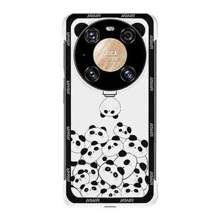 For Huawei Mate 40 Pro Frameless Panda Series TPU Phone Case(Doll Panda)