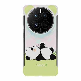 For Huawei Mate 50 Frameless Panda Series TPU Phone Case(Sleeping Panda)