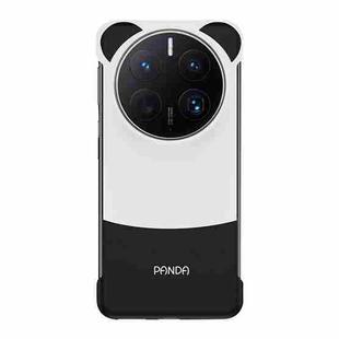 For Huawei Mate 50 Pro Frameless Panda Series TPU Phone Case(Black White Panda)