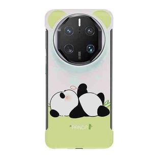 For Huawei Mate 50 RS Porsche Design Frameless Panda Series TPU Phone Case(Sleeping Panda)