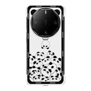 For Huawei Mate 60 RS Ultimate Frameless Panda Series TPU Phone Case(Doll Panda)