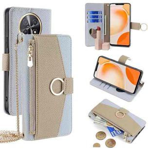 For Huawei Enjoy 60X Crossbody Litchi Texture Leather Phone Case(Blue)