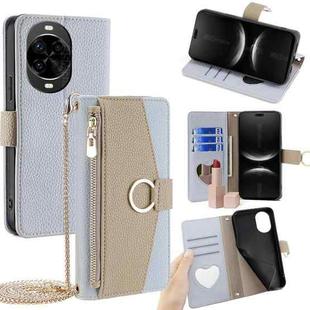 For Huawei nova 14 Pro 5G Crossbody Litchi Texture Leather Phone Case(Blue)