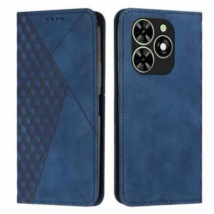 For Tecno Spark Go 2024 / POP 8 Diamond Splicing Skin Feel Magnetic Leather Phone Case(Blue)