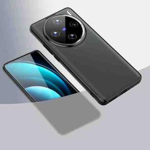 For vivo X100 Armor Clear TPU Hybrid PC Phone Case(Matte Black)