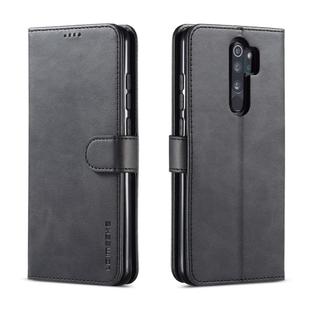 For Xiaomi Redmi 9 LC.IMEEKE Calf Texture Horizontal Flip Leather Case, with Holder & Card Slots & Wallet(Black)