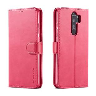 For Xiaomi Redmi 9 LC.IMEEKE Calf Texture Horizontal Flip Leather Case, with Holder & Card Slots & Wallet(Red)