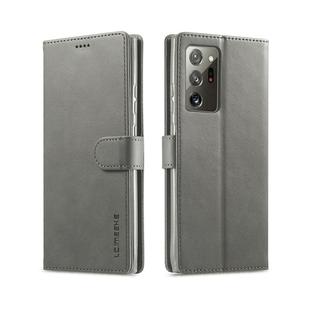 For Samsung Galaxy Note 20 LC.IMEEKE Calf Texture Horizontal Flip Leather Case, with Holder & Card Slots & Wallet(Grey)