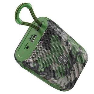 hoco HC15 Poise 2 in 1 TWS Bluetooth 5.3 Speaker + Earphone Support TF Card / AUX / FM(Camouflage)