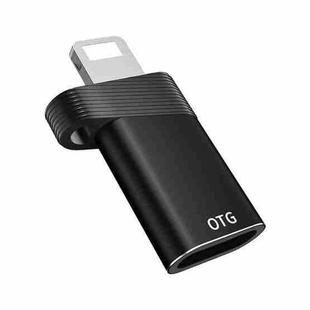 ADS-616B 8 Pin Male to USB-C/Type-C Female OTG Adapter(Black)