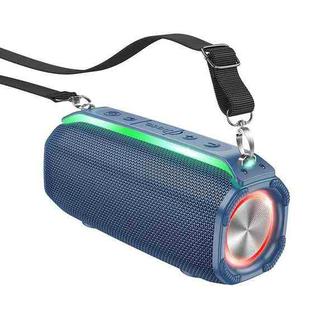 hoco HC23 Rick Outdoor Bluetooth 5.3 Speaker Support TF Card / FM / TWS(Blue)