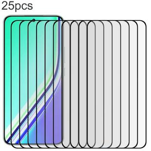 For Realme P3 Pro 25pcs 3D Curved Edge Full Screen Tempered Glass Film