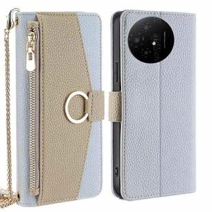 For TCL 50 XL Crossbody Litchi Texture Leather Phone Case(Blue)