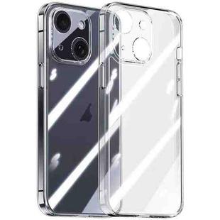 For iPhone 14 Plus Integrated Ultra-thin Crystal Glass Phone Case(Transparent)