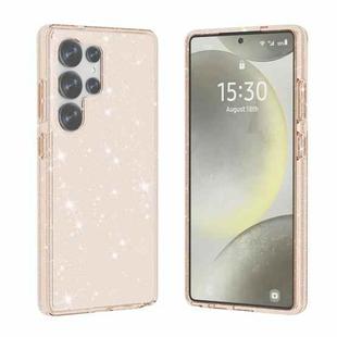 For Samsung Galaxy S25 Ultra 5G Shockproof Terminator Glitter Powder Phone Case(Gold)