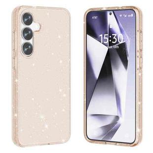 For Samsung Galaxy S25 5G Shockproof Terminator Glitter Powder Phone Case(Gold)