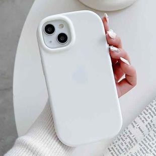 For iPhone 14 Plus Frosted Soap Shape TPU Phone Case(White)