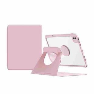 For iPad Pro 11 2022 / 2021 / 2020 Detachable Magnetic Rotation Smart Leather Tablet Case(Pink)