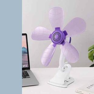 Household Portable Energy-saving Clip Fan(Purple)