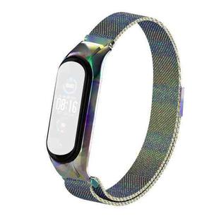 For Xiaomi Mi Band 5 Milano Solid Color Magnetic Stainless Steel Watch Band(Colorful)