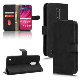 For BLU View 4 Skin Feel Magnetic Flip Leather Phone Case(Black)