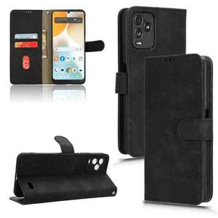 For BLU View 5 Pro Skin Feel Magnetic Flip Leather Phone Case(Black)