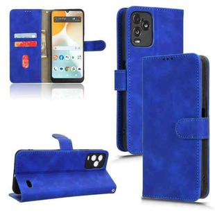 For BLU View 5 Pro Skin Feel Magnetic Flip Leather Phone Case(Blue)