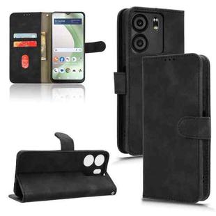 For BLU View 5 Skin Feel Magnetic Flip Leather Phone Case(Black)