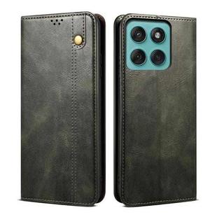 For Motorola Edge 60 Pro Oil Wax Crazy Horse Texture Leather Phone Case(Green)