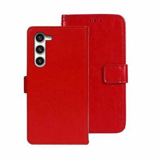 For Samsung Galaxy S24 5G idewei Crazy Horse Texture Leather Phone Case(Red)