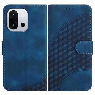 For OnePlus 13T Elephant Head Embossed Phone Leather Case with Lanyard(Royal Blue)