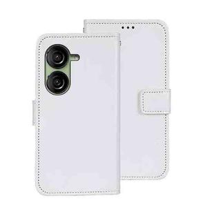 For Asus Zenfone 10 idewei Crazy Horse Texture Leather Phone Case(White)