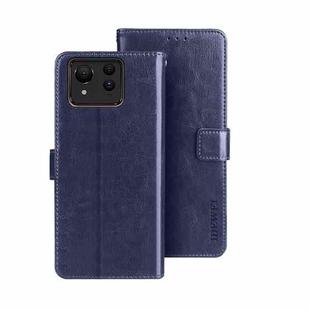For ASUS Zenfone 11 Ultra idewei Crazy Horse Texture Leather Phone Case(Blue)