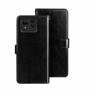 For ASUS Zenfone 11 Ultra idewei Crazy Horse Texture Leather Phone Case(Black)