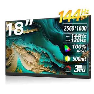 18 inch HDR 2560x1600P IPS Screen Portable Monitor(EU Plug)