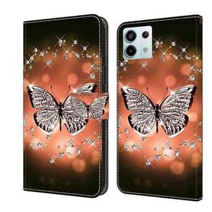 For Xiaomi Redmi Note 13 Pro 5G Crystal 3D Shockproof Protective Leather Phone Case(Crystal Butterfly)