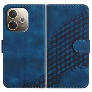 For OPPO A5 Pro 5G Elephant Head Embossed Phone Leather Case with Lanyard(Royal Blue)