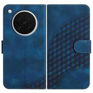 For OPPO Find X8s Elephant Head Embossed Phone Leather Case with Lanyard(Royal Blue)