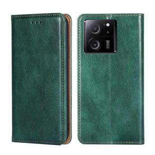 For Xiaomi Redmi K60 Ultra Gloss Oil Solid Color Magnetic Leather Phone Case(Green)