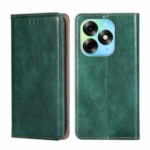 For Itel S23 Plus 4G Gloss Oil Solid Color Magnetic Leather Phone Case(Green)