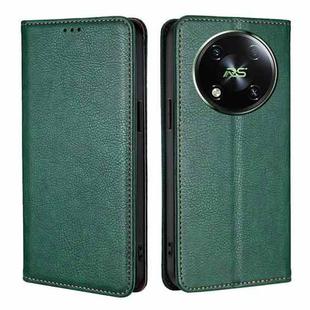 For Itel RS4 4G Gloss Oil Solid Color Magnetic Leather Phone Case(Green)
