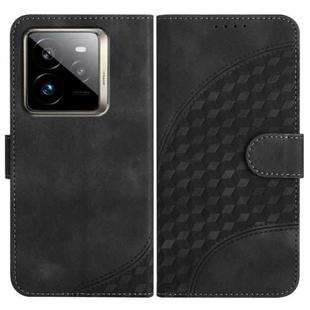 For Realme GT7 Pro Elephant Head Embossed Phone Leather Case with Lanyard(Black)