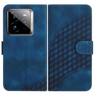 For Realme GT7 Pro Elephant Head Embossed Phone Leather Case with Lanyard(Royal Blue)