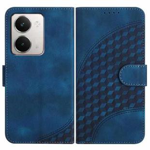 For Realme P3 Ultra 5G Elephant Head Embossed Phone Leather Case with Lanyard(Royal Blue)