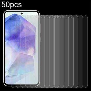 For Samsung Galaxy Quantum 5 50pcs 0.18mm 9H 2.5D Tempered Glass Film