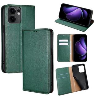 For OPPO Reno13 F 5G / 4G Gloss Oil Solid Color Magnetic Leather Phone Case(Green)